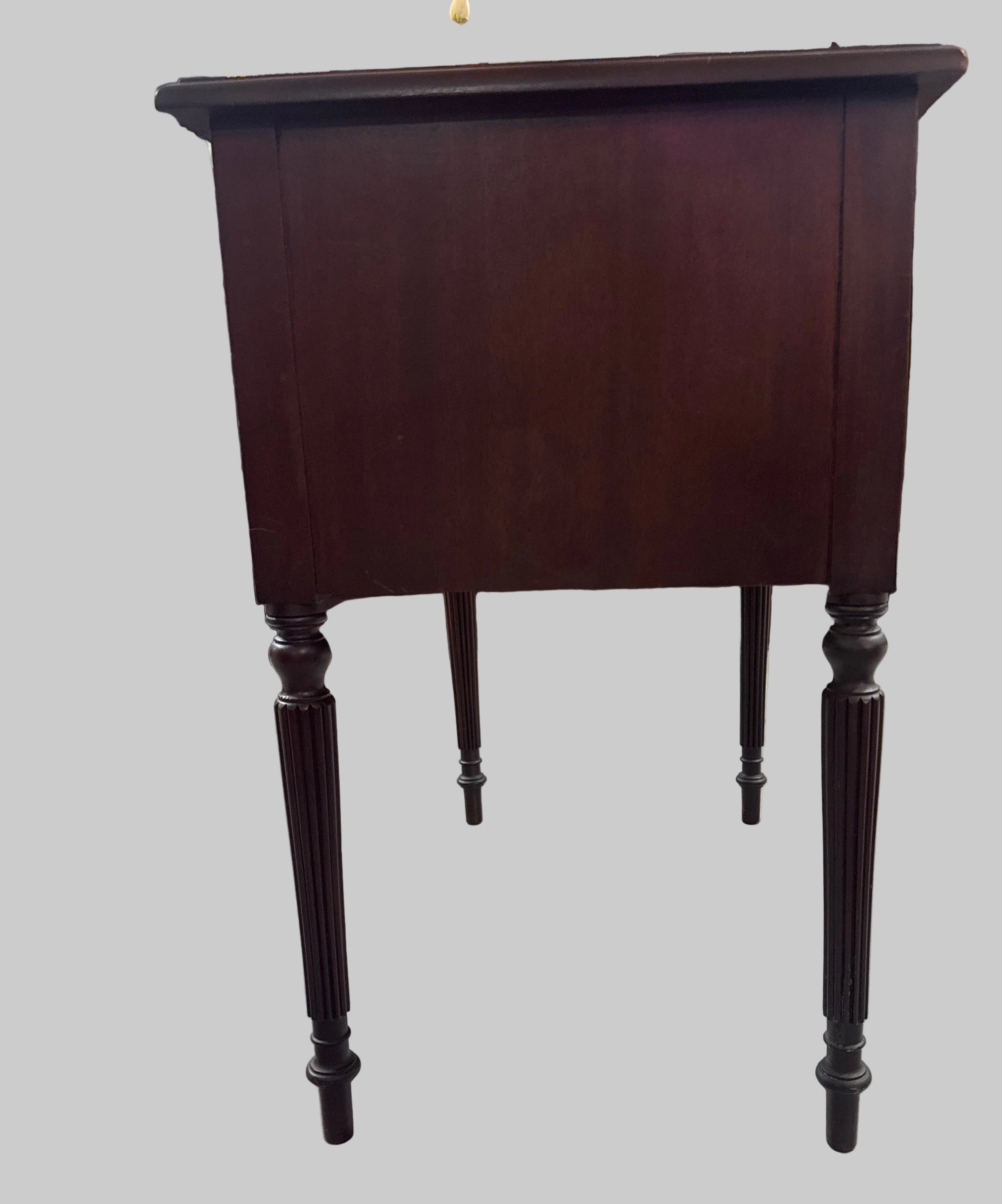 Antique Late 18th C or Early 19th C Federal Style 2 Door Inlay Accent Cabinet