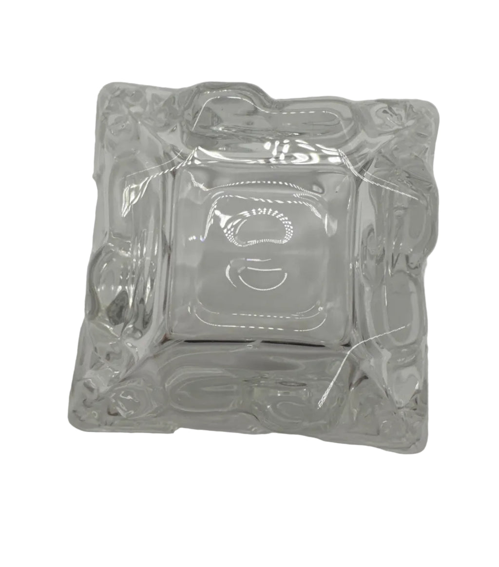 Bohemian Pyramid Crystal Lidded Candy Jar