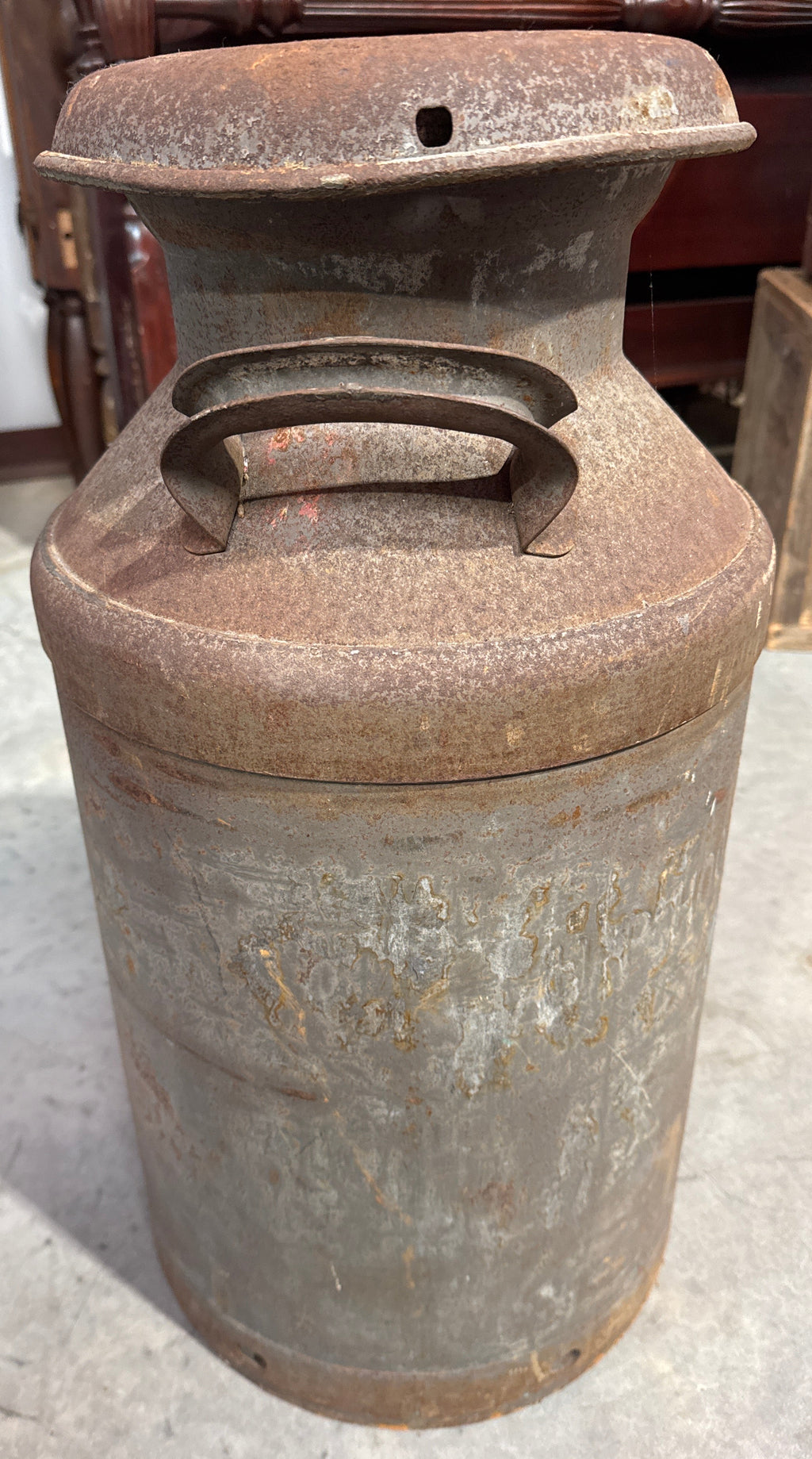 H.P. Hood & Sons Metal Milk Can-K