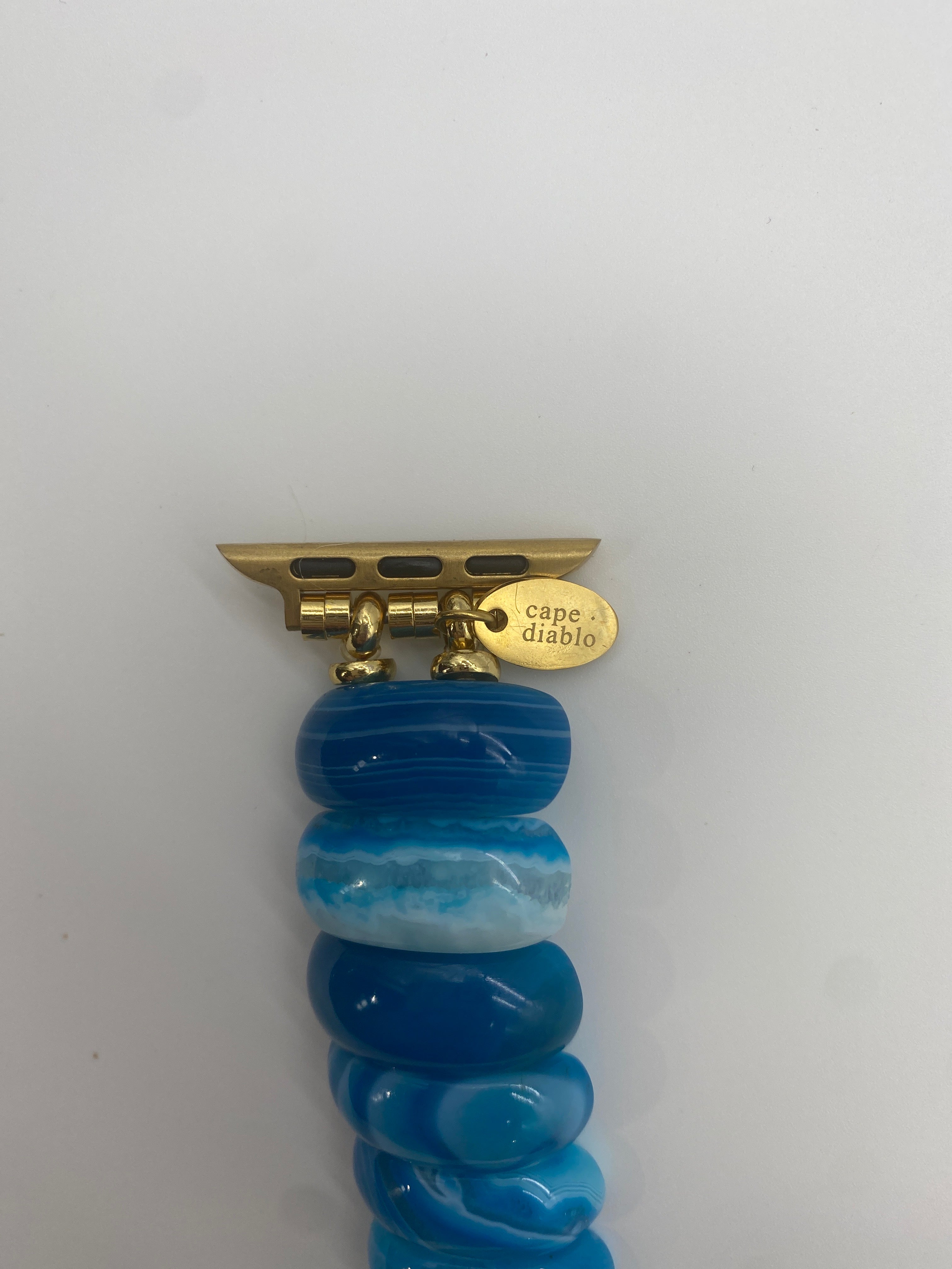 Apple Watchband Blue Cape Diablo Stretch