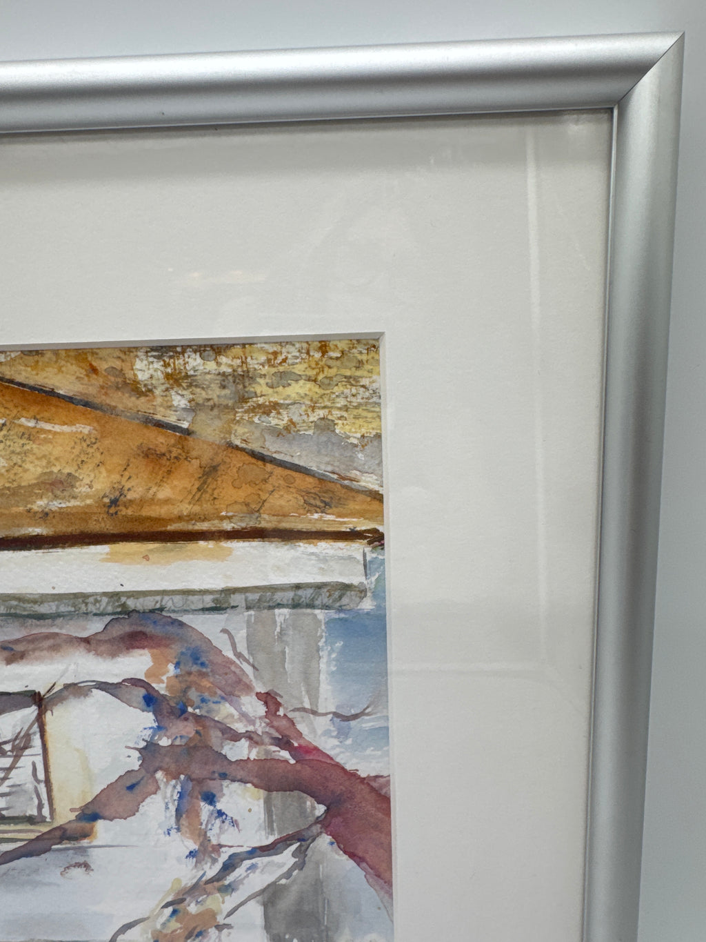 Original Signed Architectural Watercolor Painting by Local Athens, GA Artist Rosemary Segreti