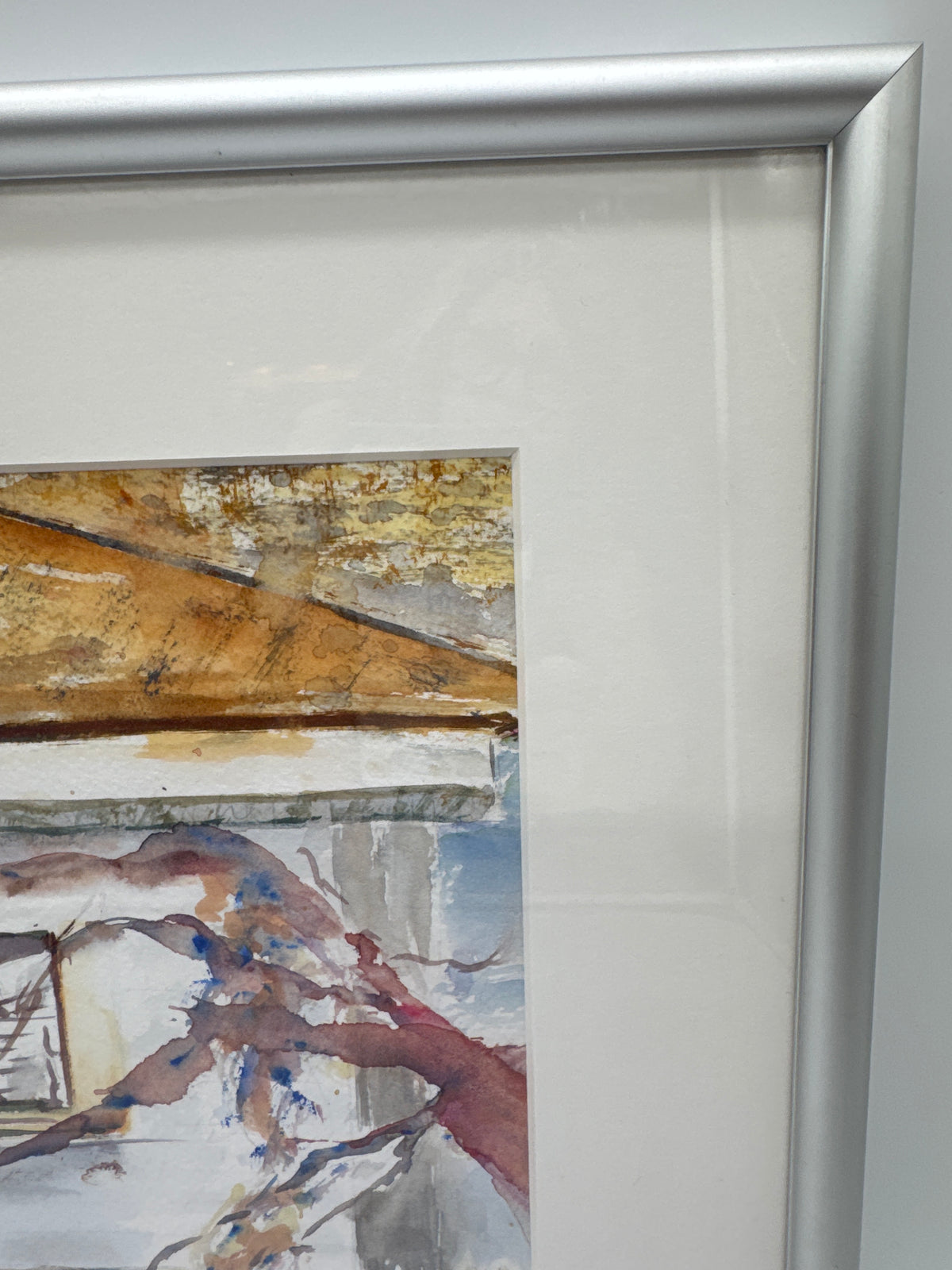 Original Signed Architectural Watercolor Painting by Local Athens, GA Artist Rosemary Segreti