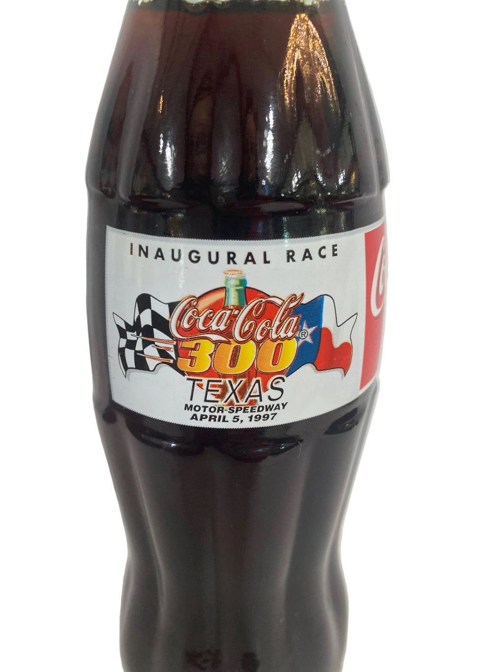 1997 TEXAS 300 INAUGURATION COCA-COLA BOTTLE COKE