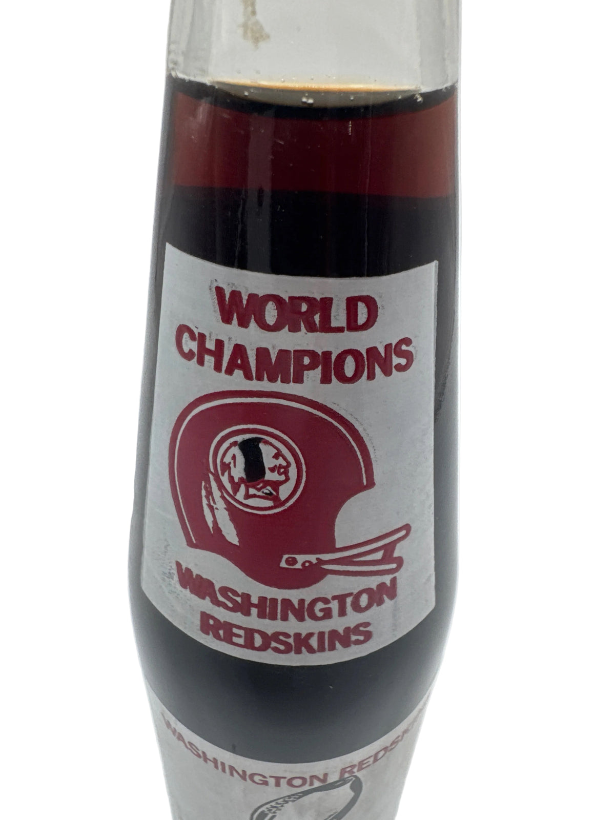 WASHINGTON REDSKINS XVII SUPER BOWL 10 oz COCA-COLA BOTTLE
