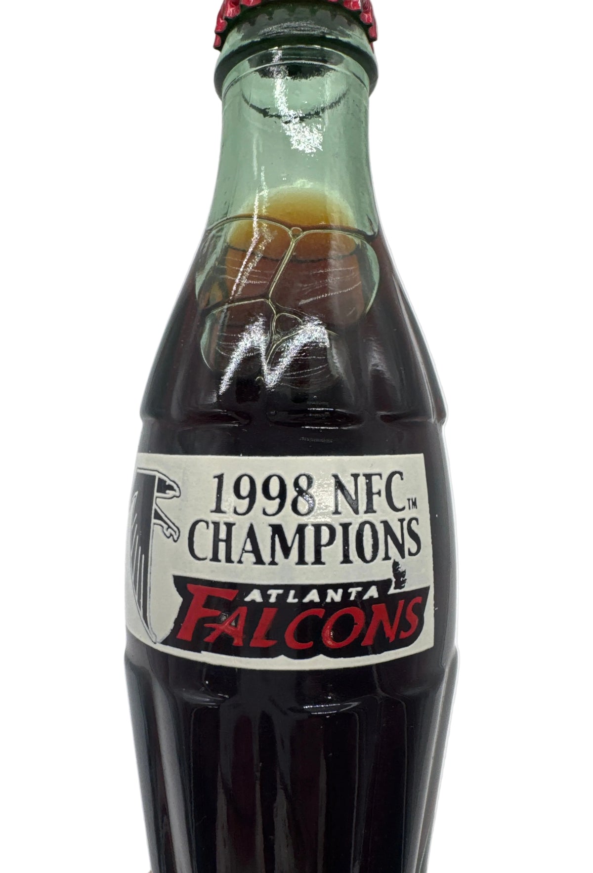 1998 NFC Champions Atlanta Falcons Coca-Cola Bottle 8 oz