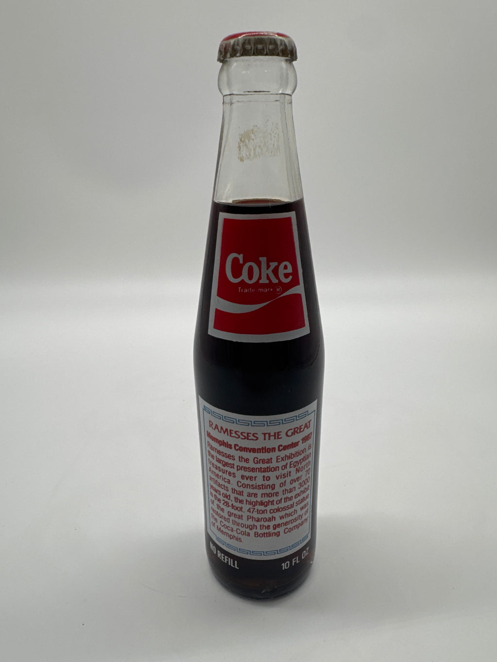 1987 Ramesses the Great Memphis, TN Convention Center Coca Cola Coke Bottle