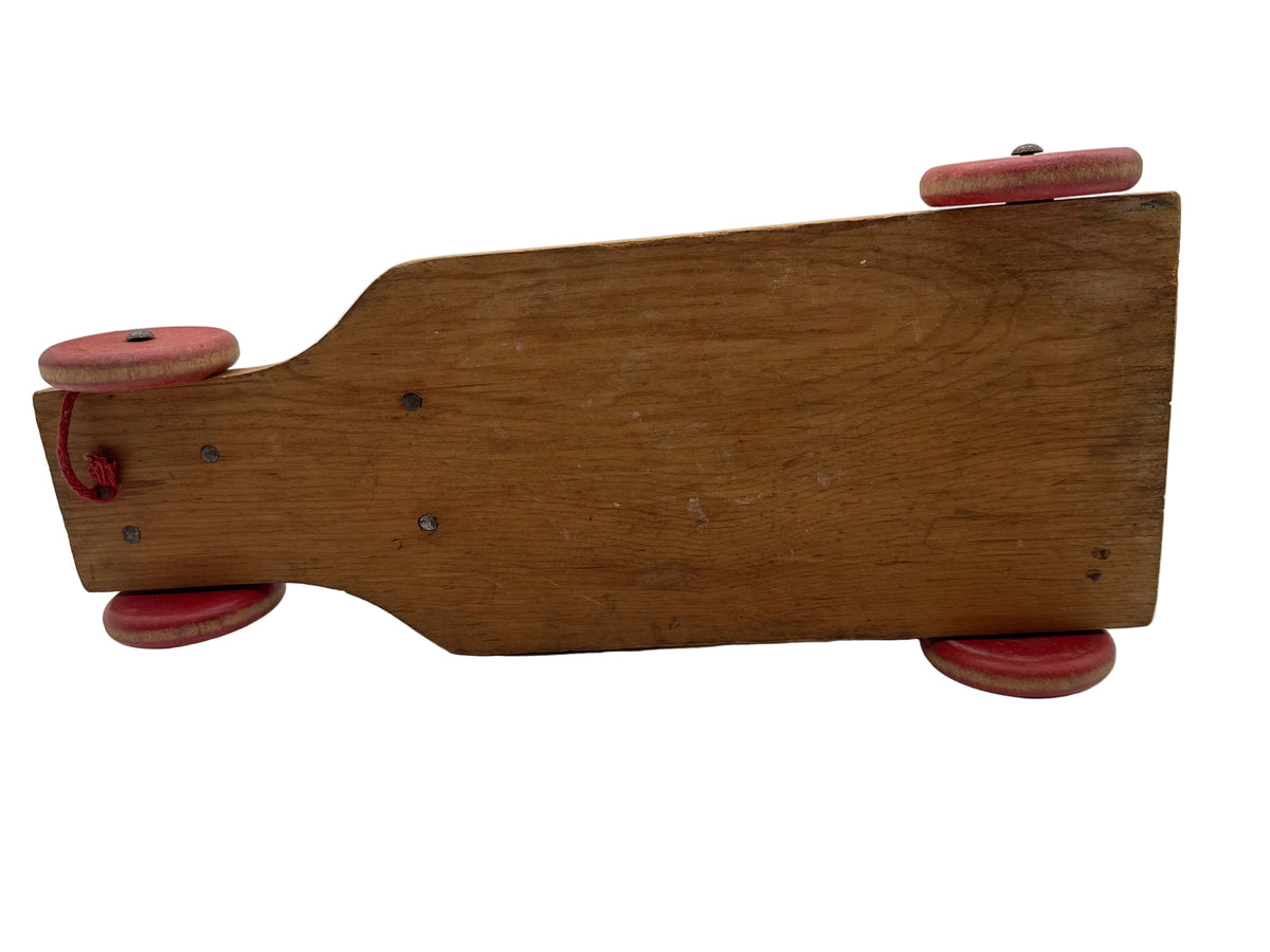 Vintage 1930-50’s Playskool Wooden Pull-Along Toy Truck