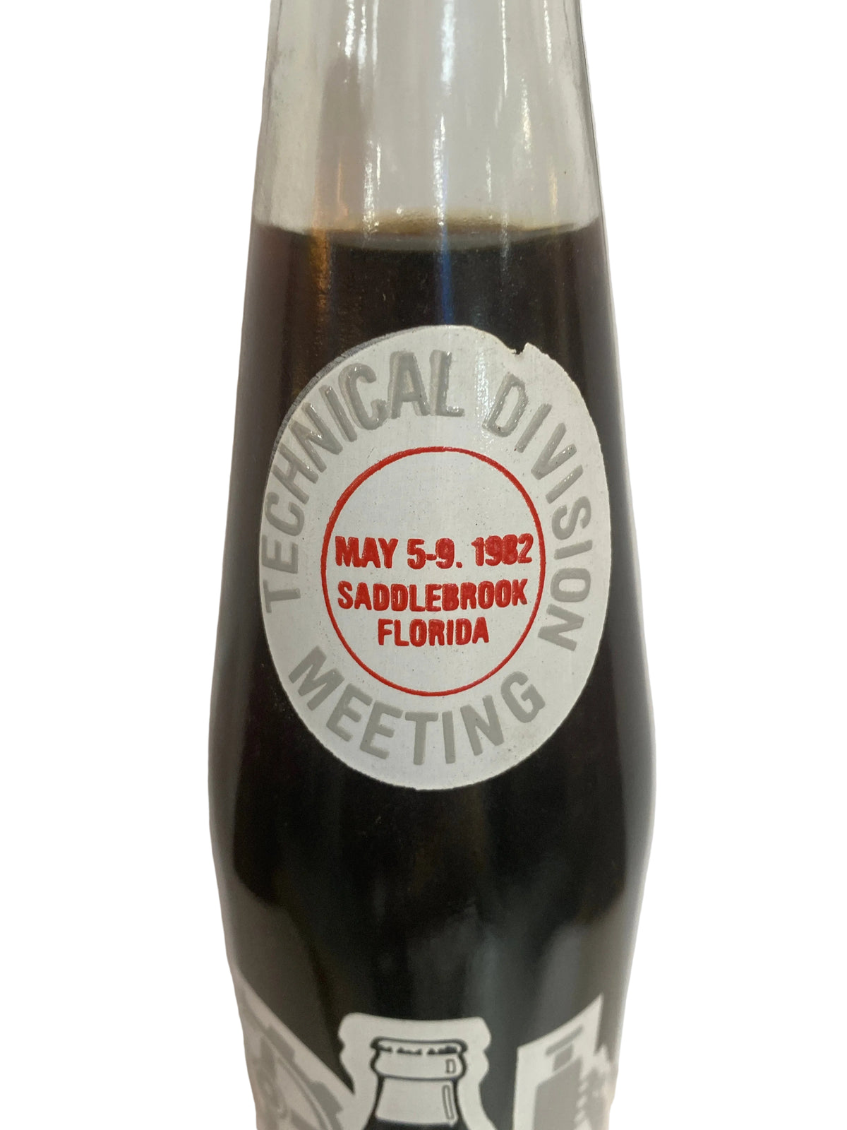 1982 TECHNICAL DIVISION MEETING 10 oz COCA -COLA BOTTLE