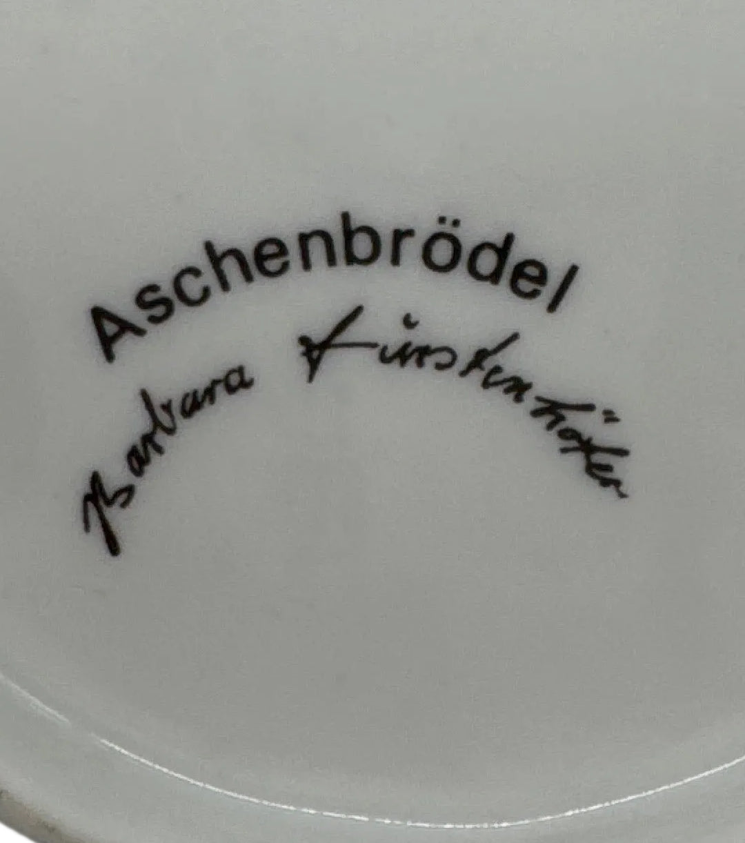 Vintage 1980’s Miniature Cinderella German Collector Plate by Artist Barbara Furstenhofer