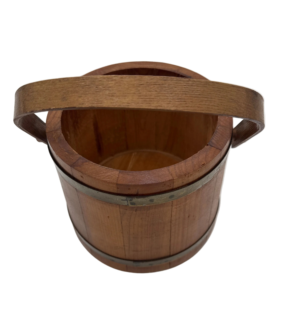 Vintage 1970’s Wooden Staved Firkin Cookie Bucket- No Lid