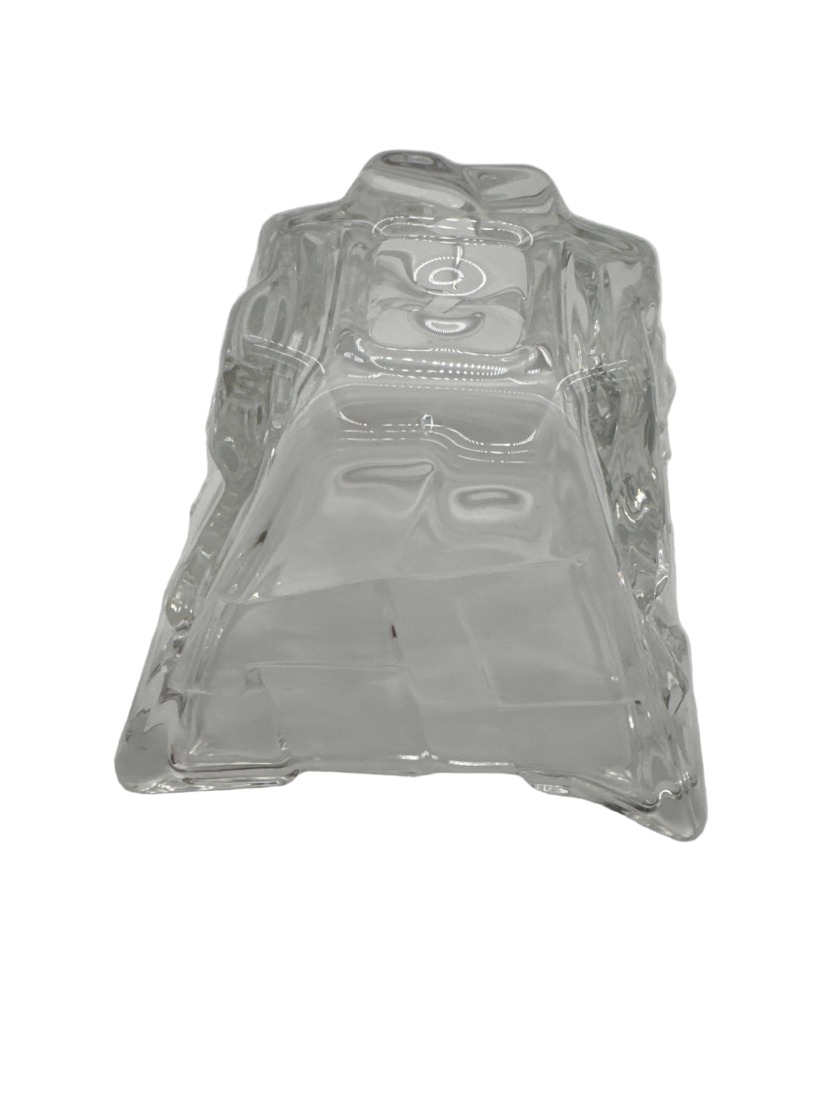 Bohemian Pyramid Crystal Lidded Candy Jar