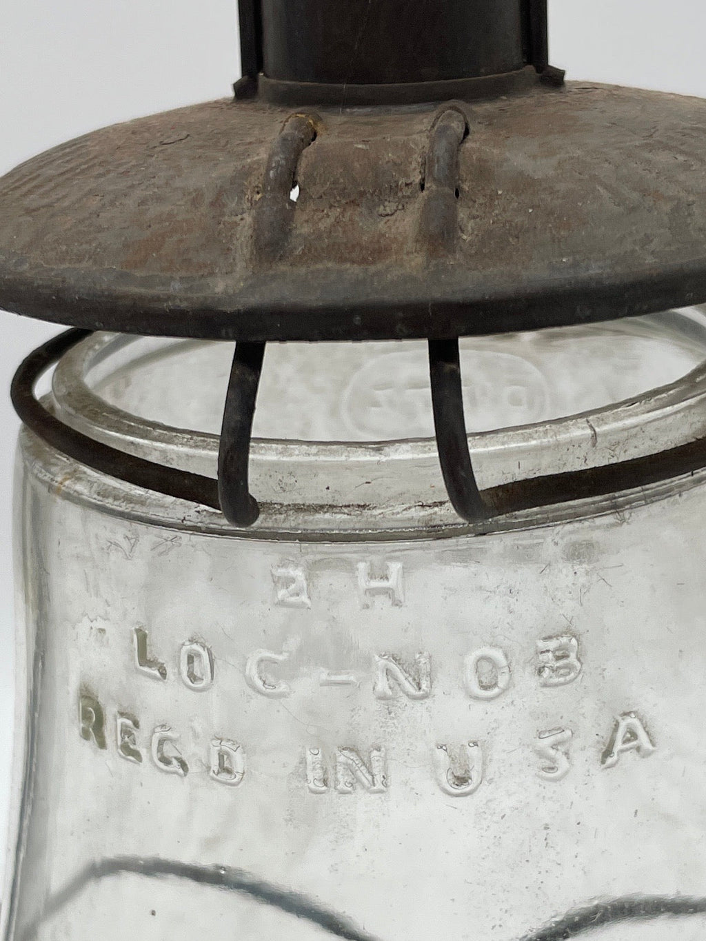 Antique Dietz Lantern with Fitzall Hurricane Shade, New York USA