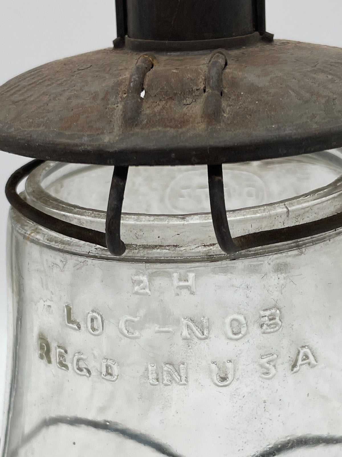 Antique Dietz Lantern with Fitzall Hurricane Shade, New York USA