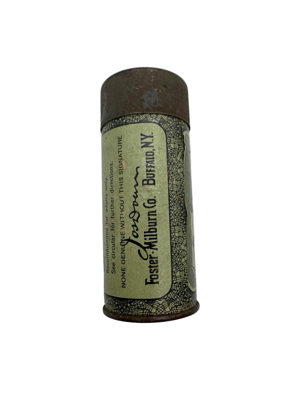 Vintage 1940’s Doan’s Pills Green Metal Pocket