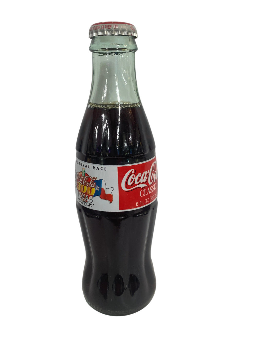 1997 TEXAS 300 INAUGURATION COCA-COLA BOTTLE COKE