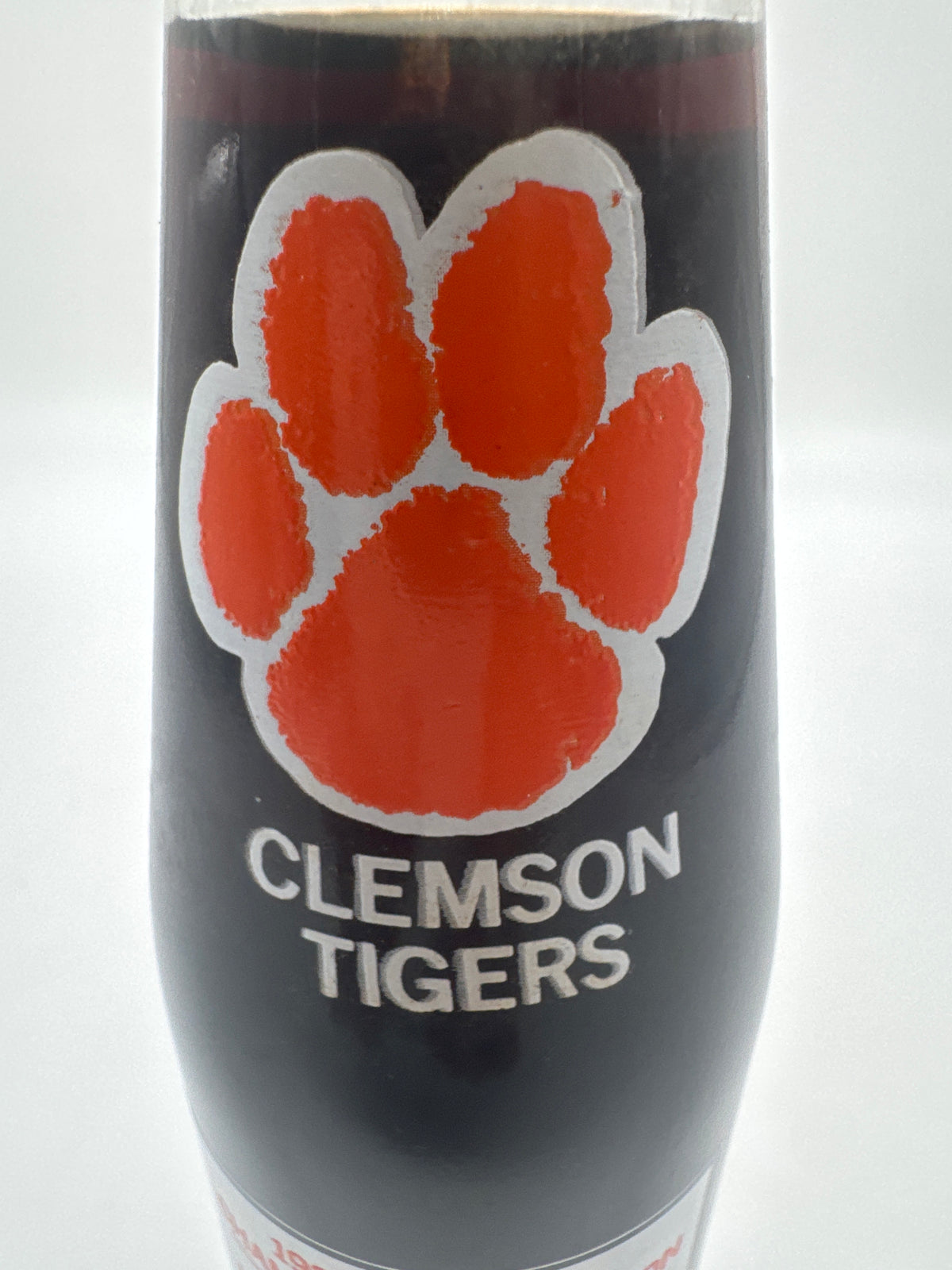 1981 CLEMSON TIGERS NATIONAL CHAMPIONS 10 oz COCA-COLA BOTTLE