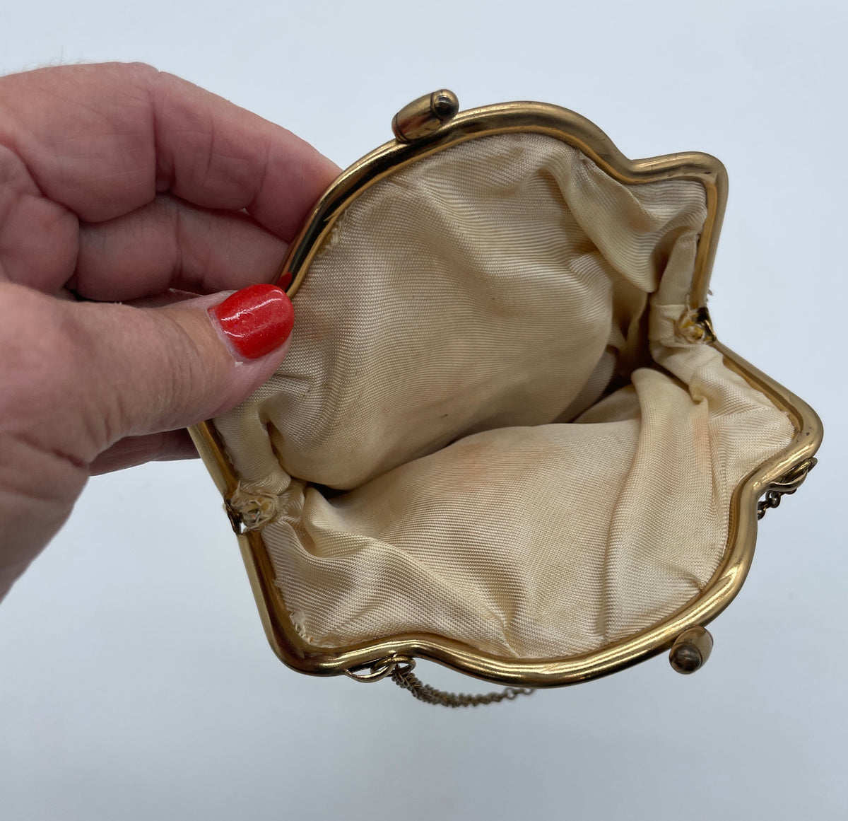 Vintage Gold Sequined Bag