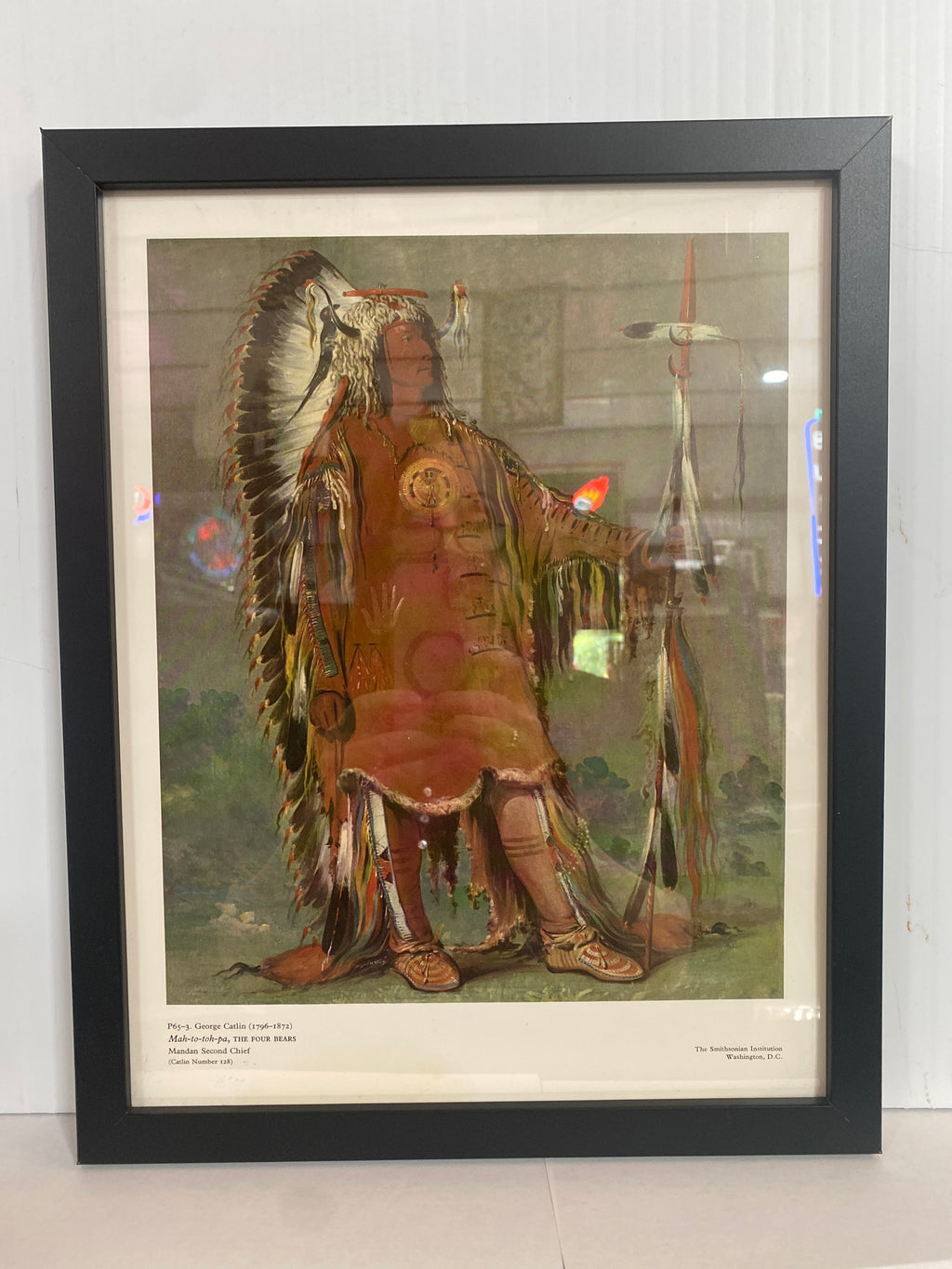 George Carlin Framed Art Native American Set of 4