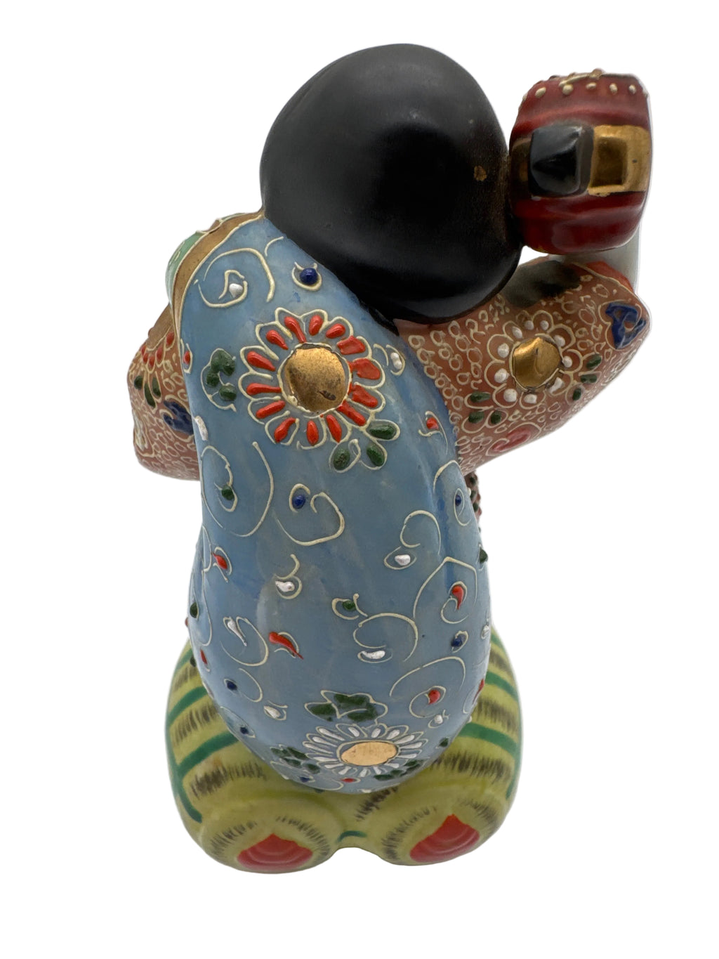 Vintage Kamotsuru Daikoku God of Wealth Porcelain Figure from Japan