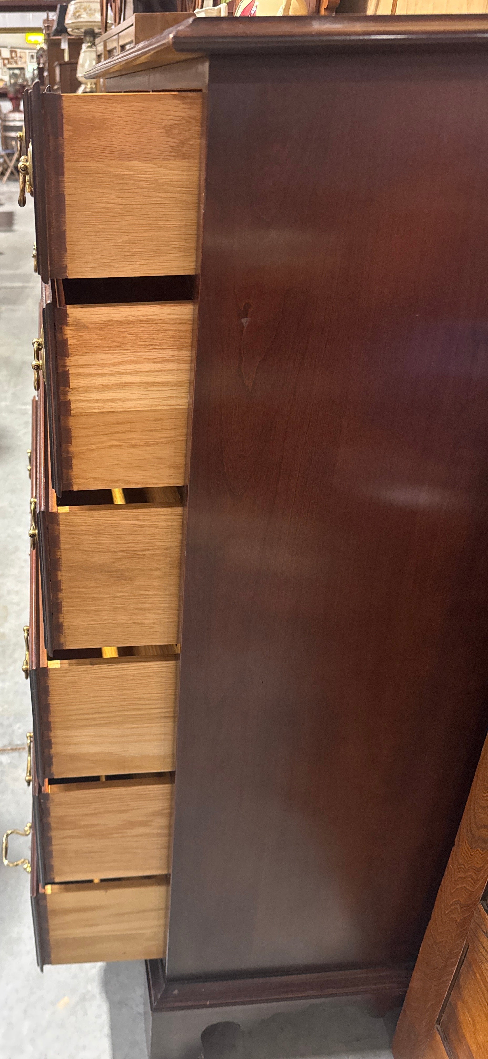 Vintage Statton Cherry 8 Drawer Chest-American