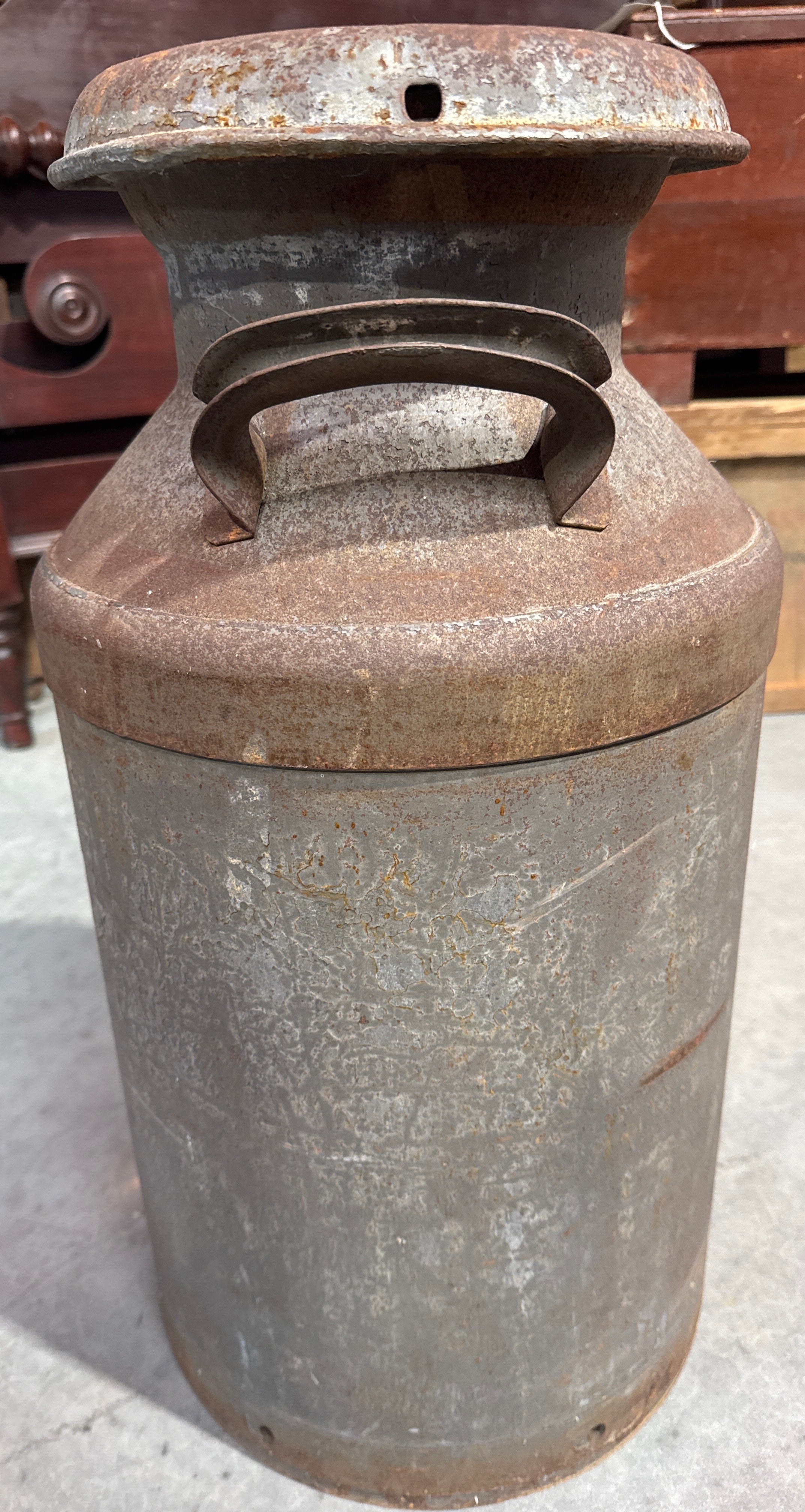 H.P. Hood & Sons Metal Milk Can-K