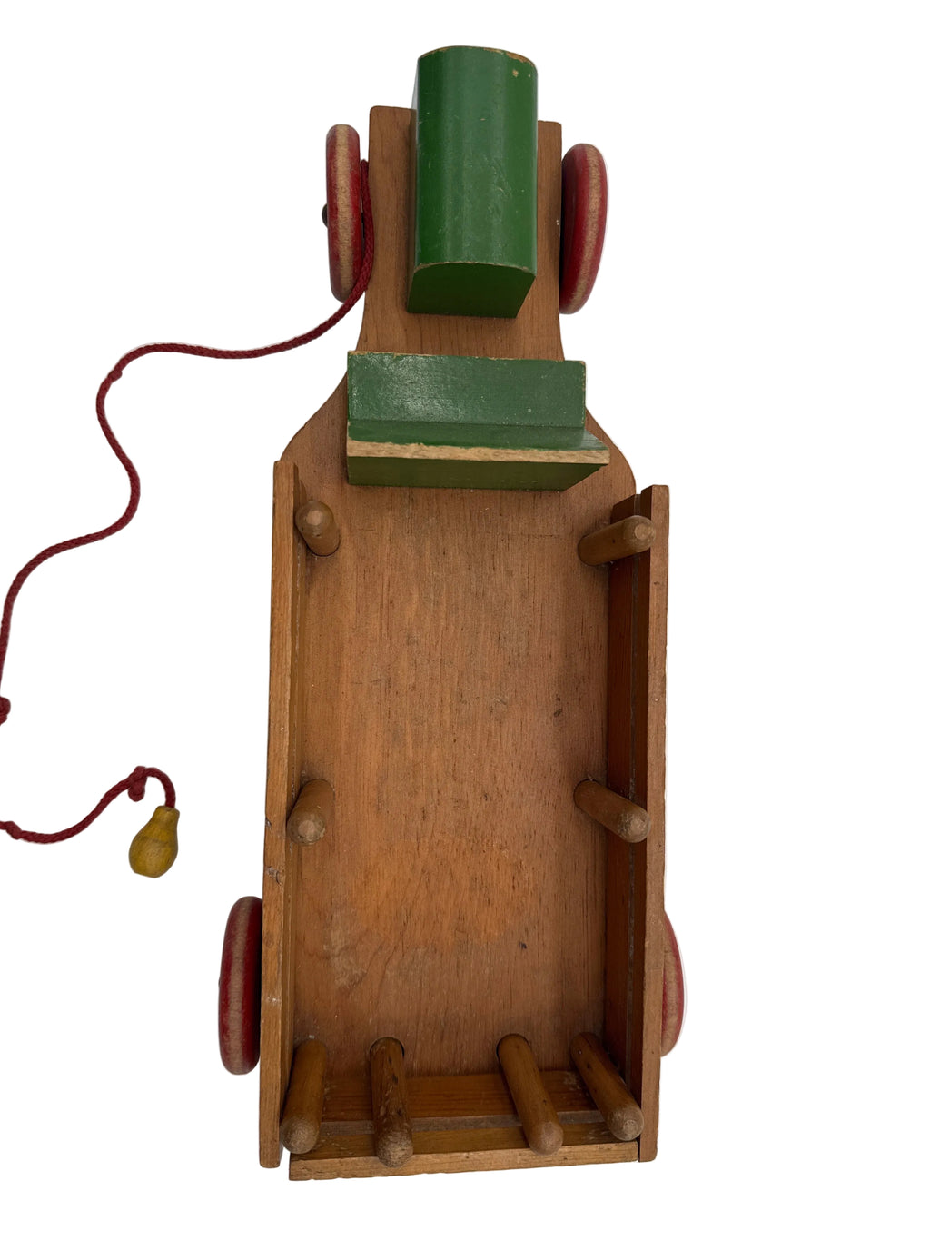 Vintage 1930-50’s Playskool Wooden Pull-Along Toy Truck