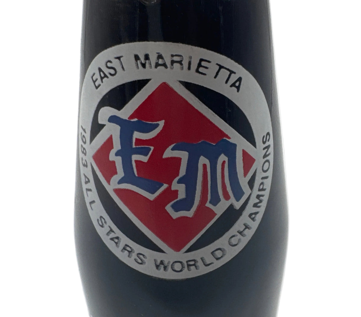 1983 ALL STARS WORLD CHAMPIONS EAST MARIETTA BASEBALL 10 oz COCA-COLA BOTTLE