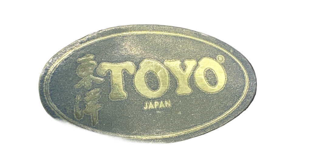 Vintage Japanese Black Porcelain Fan Plate or Trinket Dish-Toyo Japan