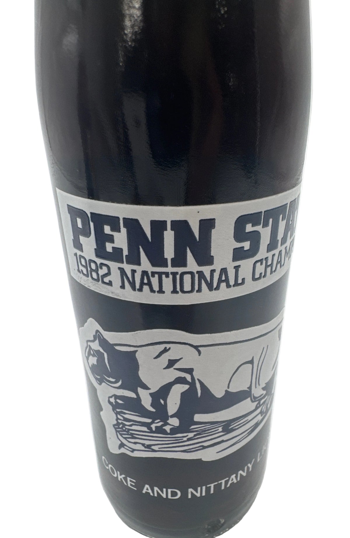 1982 Penn State Nittany Lions National Champions 10 oz Coca-Cola Bottle