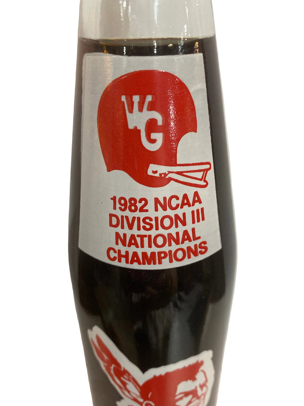 1982 West Georgia College Braves NCAA Division III Champions Coca-Cola 10 oz Bottle