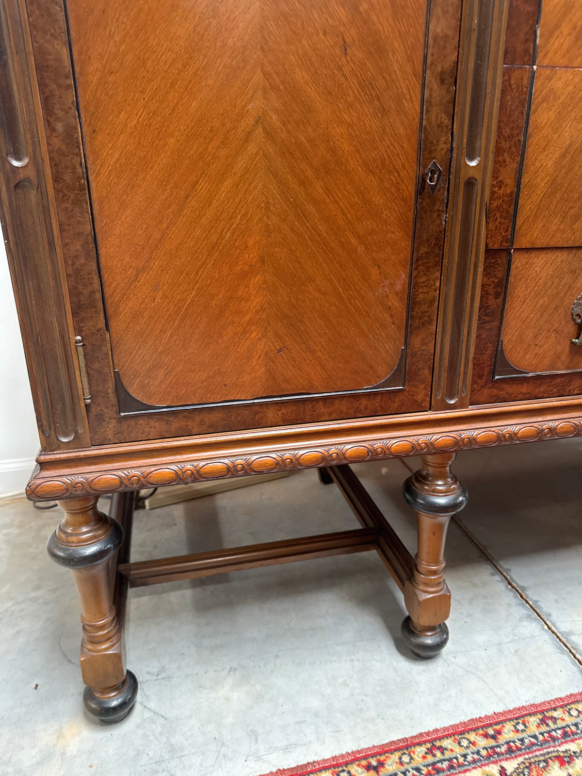 Vintage Paine Furniture Walnut Sideboard