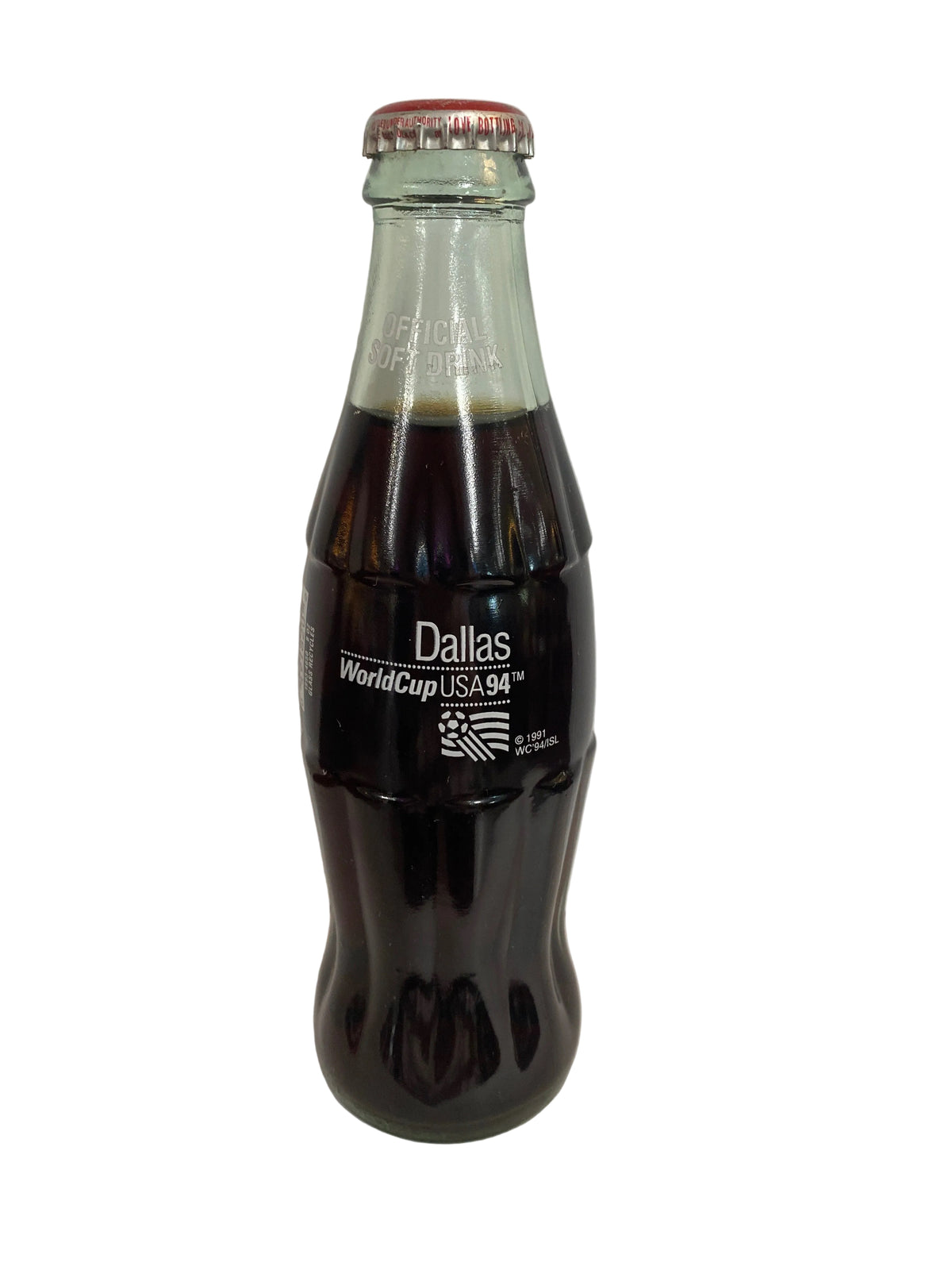 1994 DALLAS WORLD CUP USA 8 oz COCA-COLA BOTTLE