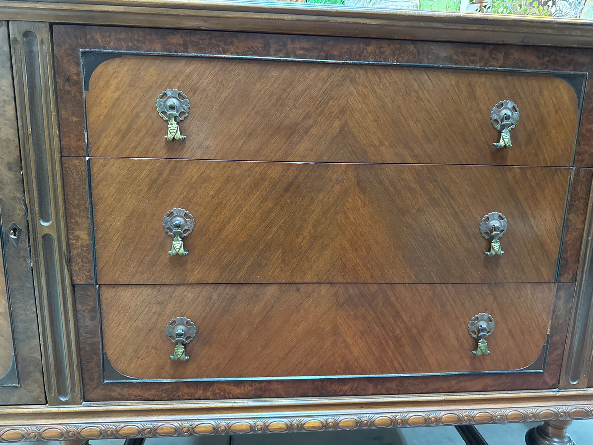 Vintage Paine Furniture Walnut Sideboard