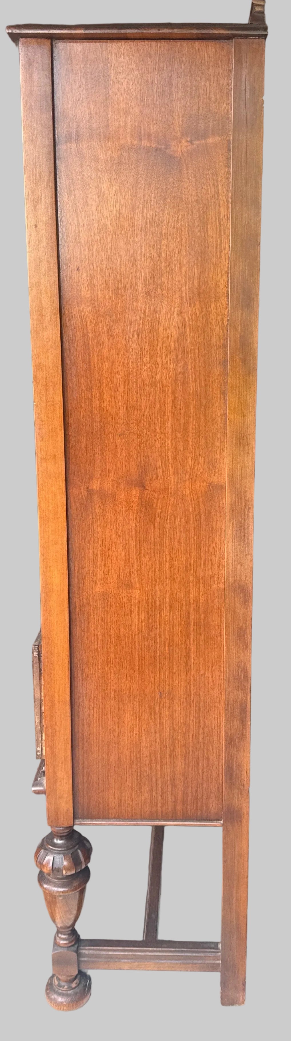 Antique Jacobean Style China Curio Cabinet