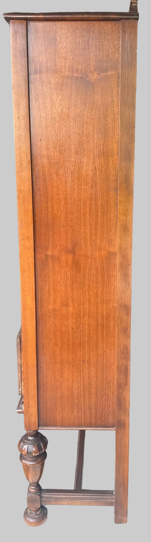 Antique Jacobean Style China Curio Cabinet