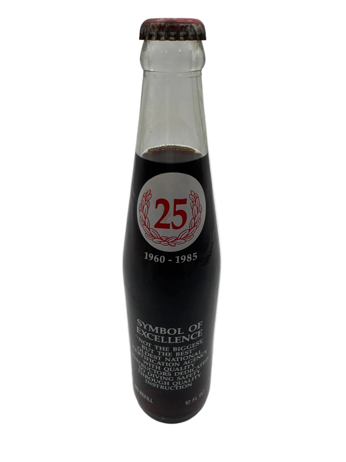 25 Years YMCA Scuba Program 10 oz Coca-Cola Bottle