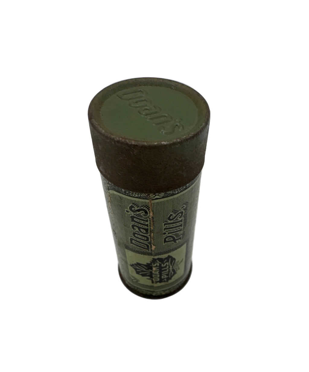 Vintage 1940’s Doan’s Pills Green Metal Pocket