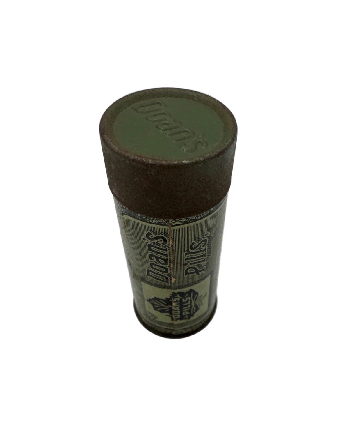 Vintage 1940’s Doan’s Pills Green Metal Pocket