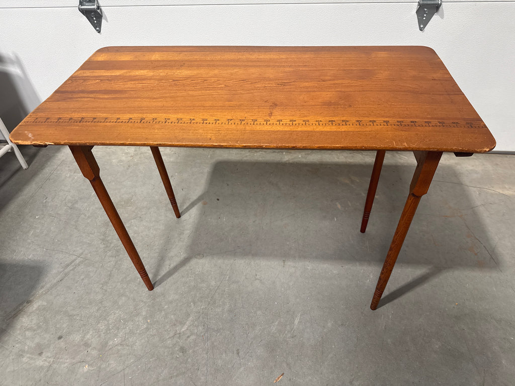 Antique Folding Sewing Table