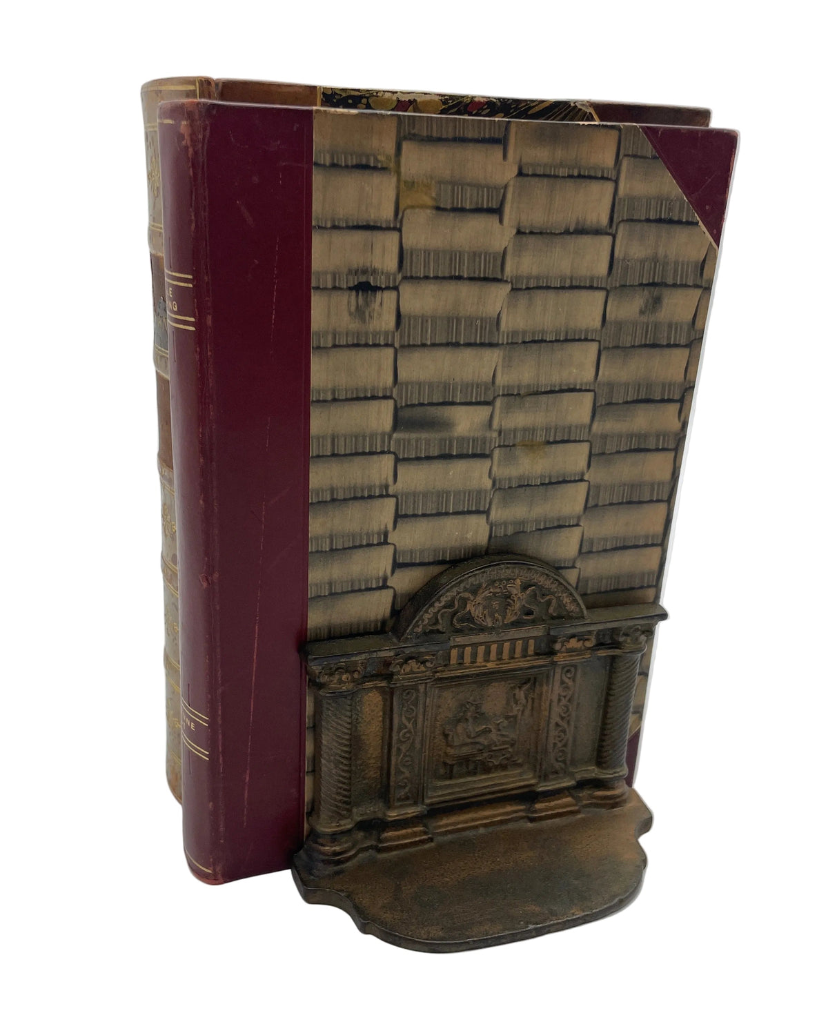 Antique Art Deco Circa 1920’s Cast Iron Bradley & Hubbard Bookends