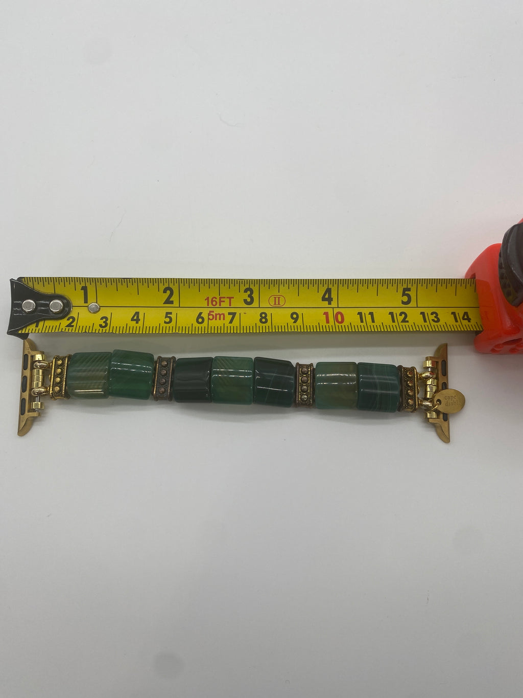 Apple Watchband Serenity Agate Green Stretch