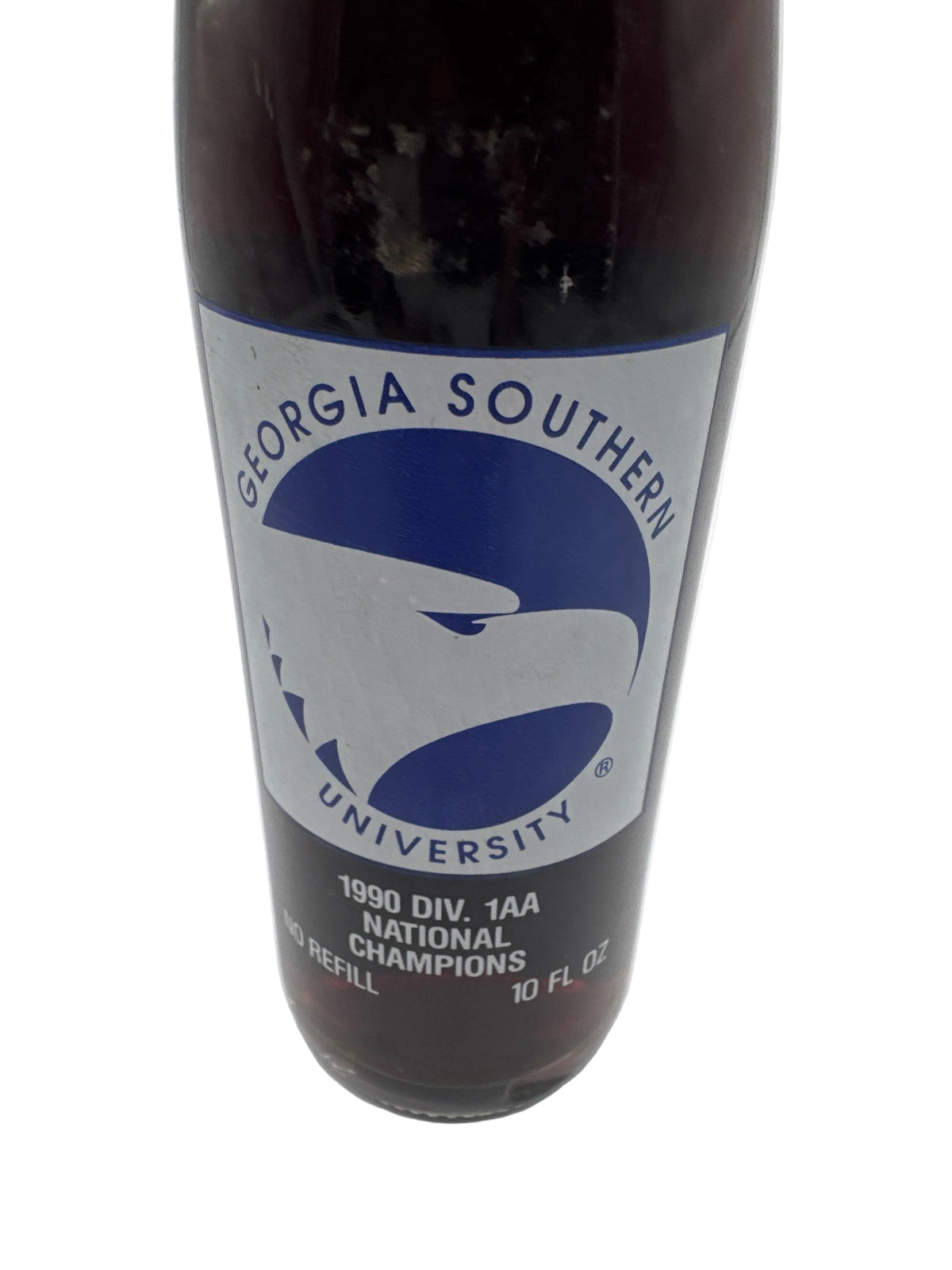 1990 Georgia Southern National Champions Coca-Cola Bottle 10 oz