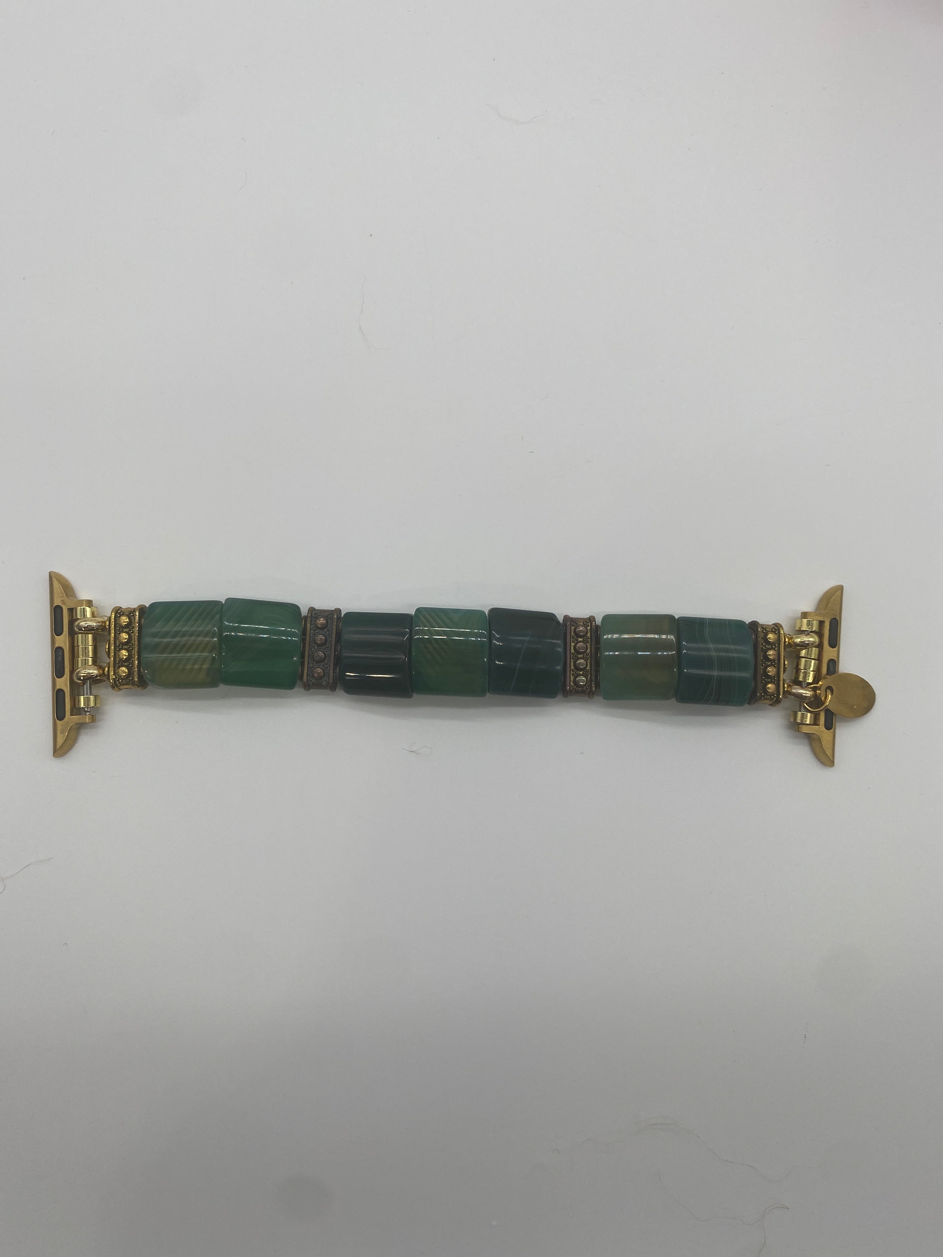 Apple Watchband Serenity Agate Green Stretch