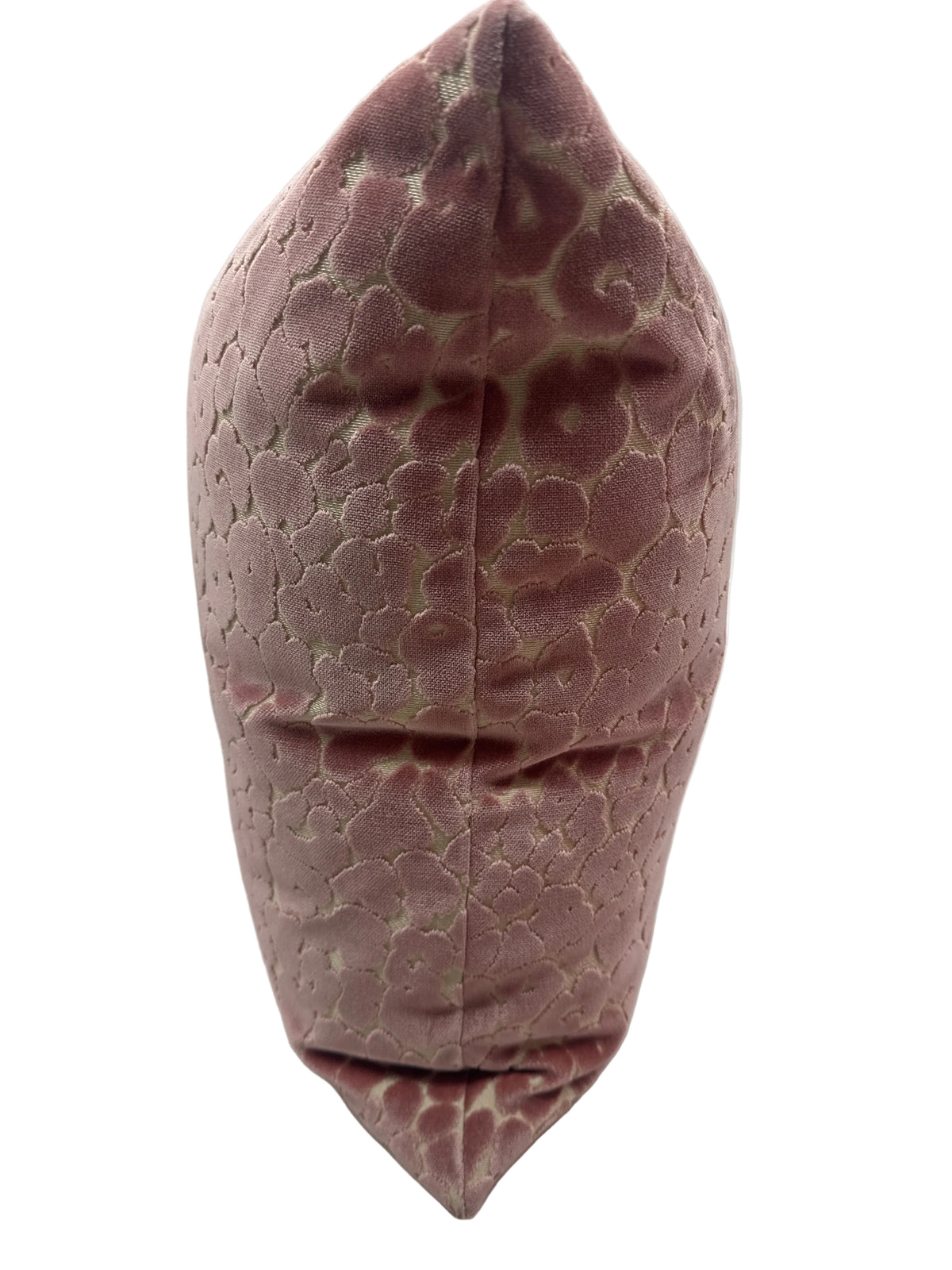 Rose Pink Velvet Leopard Double Sided Print Pillow with Insert 22”
