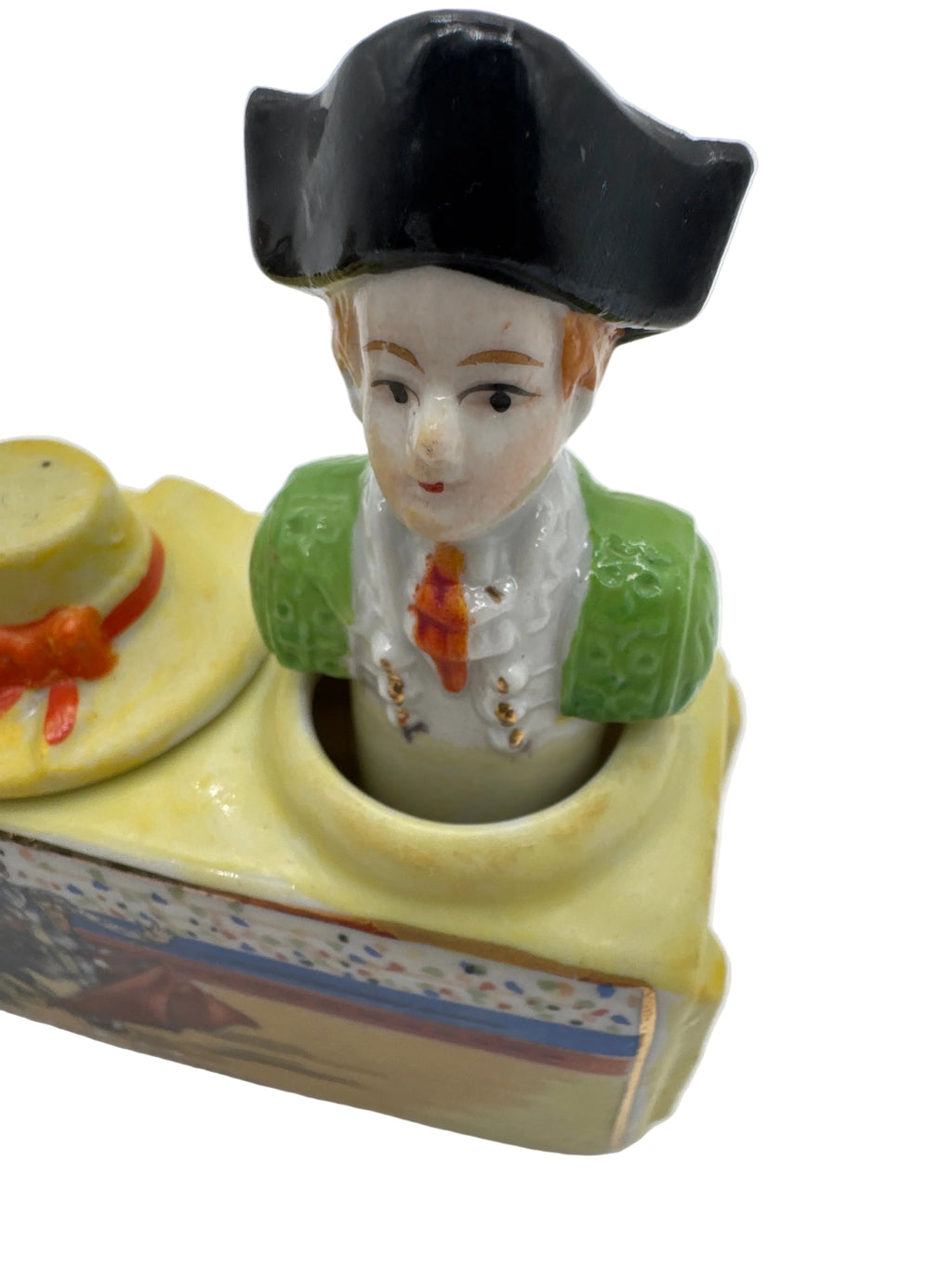 Vintage 1950’s Souvenir of Mexico Matador & Bull Nodder Salt & Pepper Condiment Set