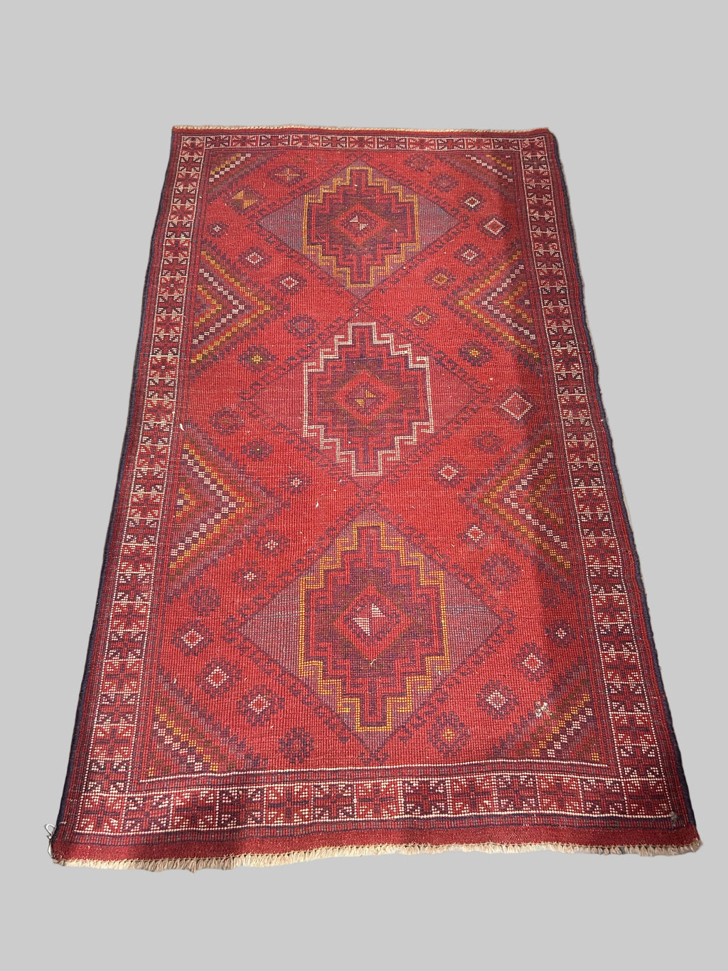 Vintage Kilim Qashqai Persian Area Rug