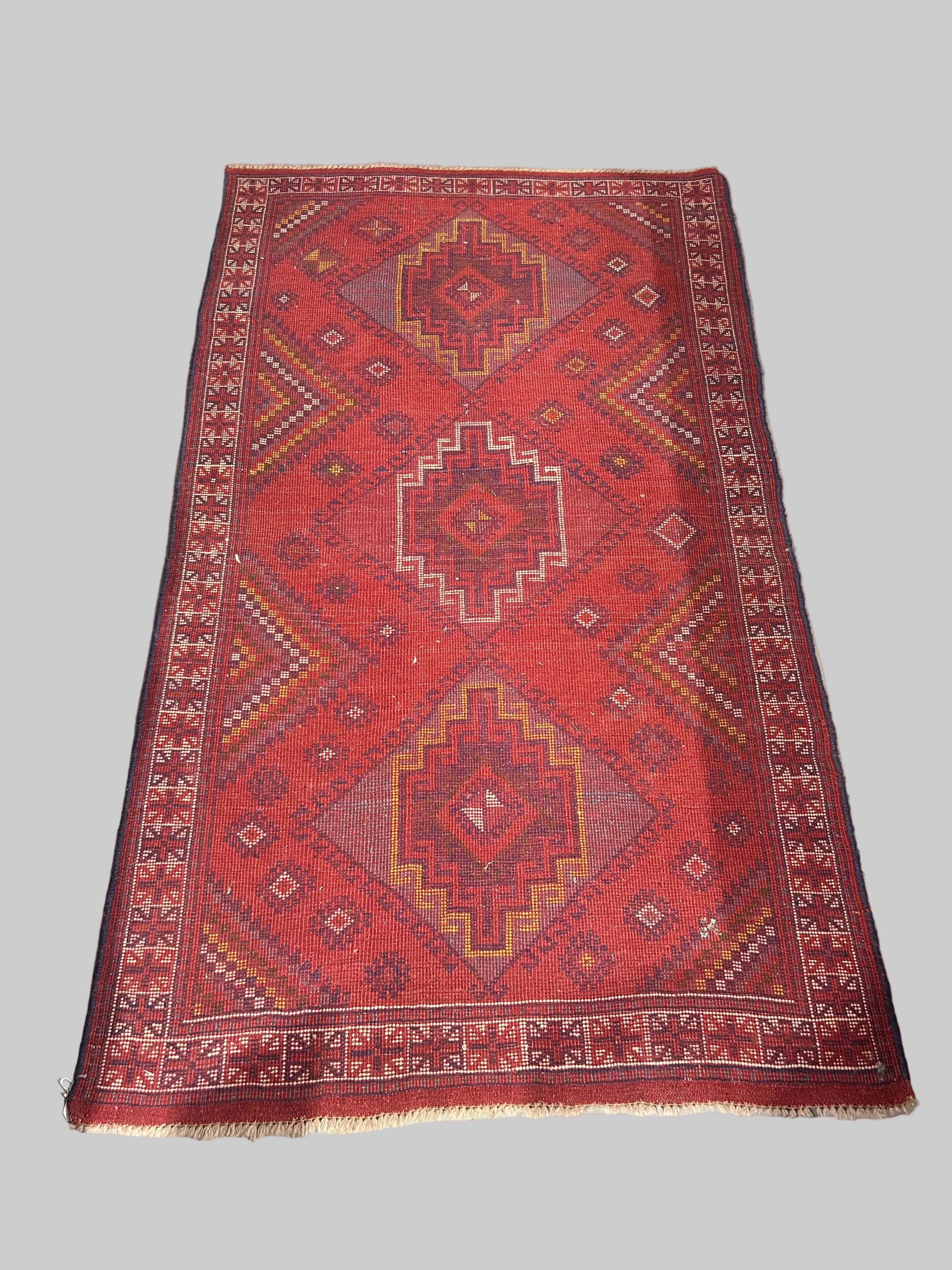 Vintage Kilim Qashqai Persian Area Rug