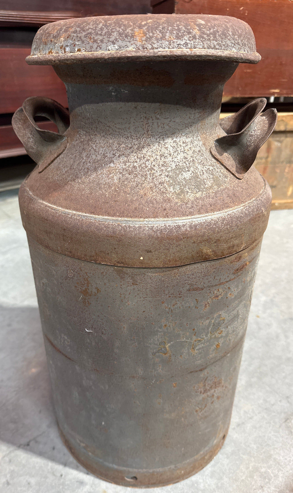 H.P. Hood & Sons Metal Milk Can-K