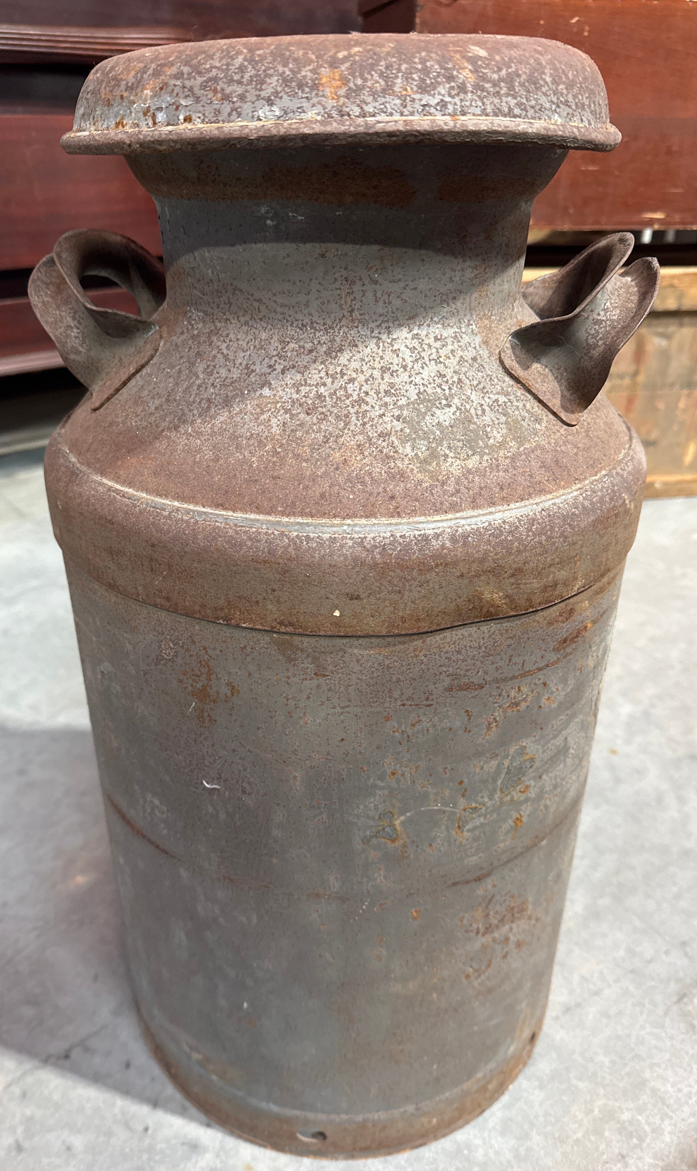 H.P. Hood & Sons Metal Milk Can-K