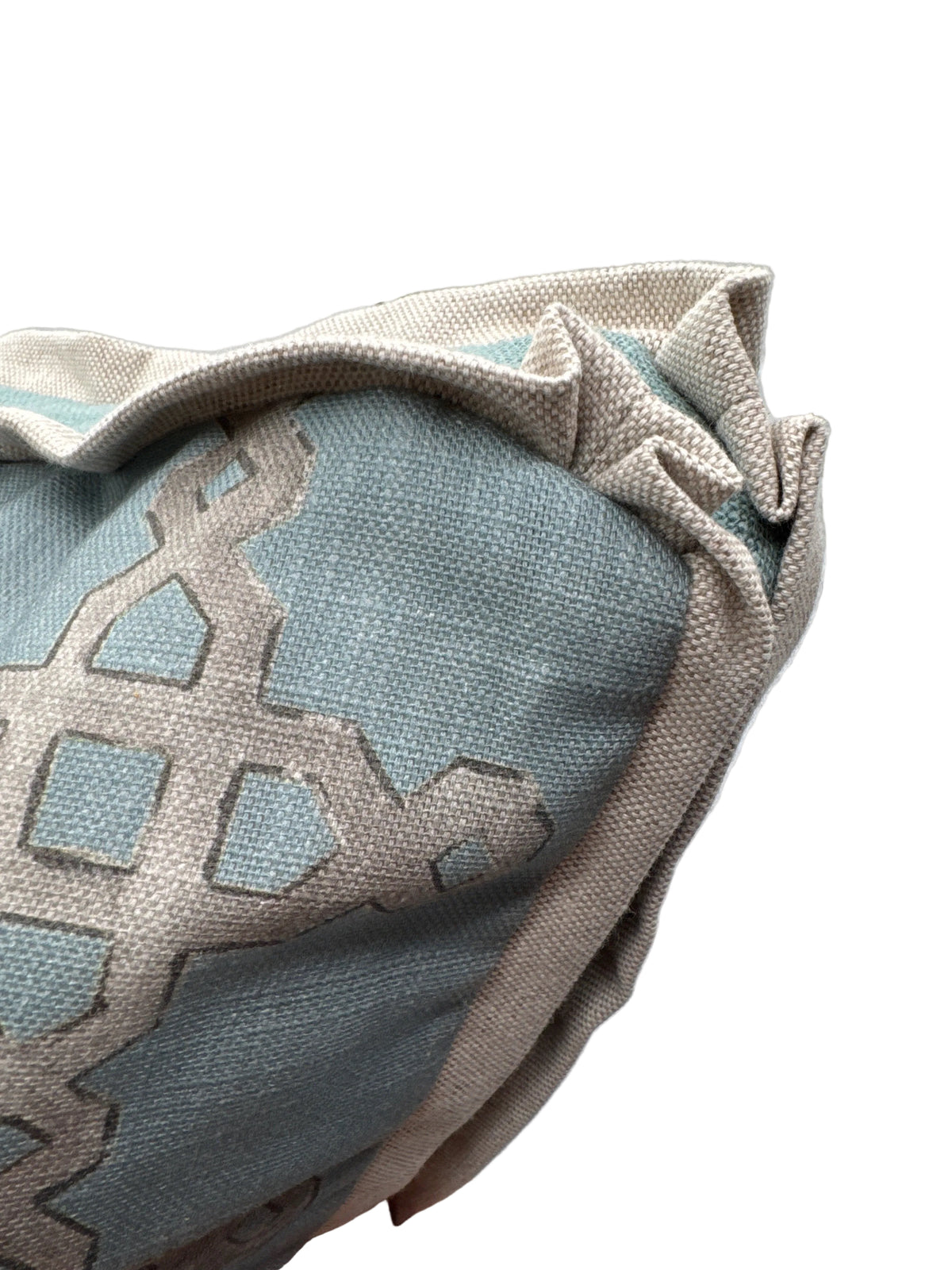Devon Porcelain Pillow by Lacefield Designs with Feather Down Insert
